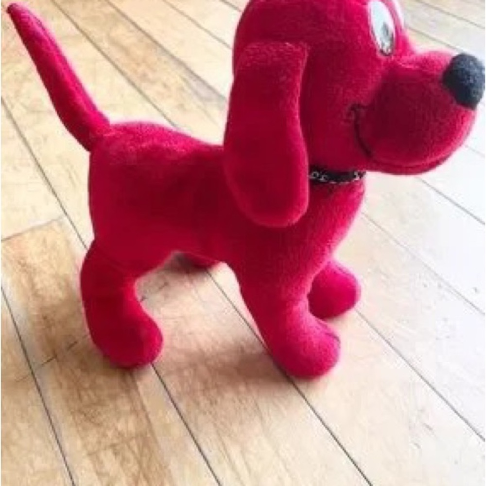 Red Plush Dog Toy - Soft Pet Plush Toy